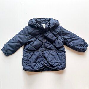 H&M Quilted Jacket, Blue, 18 M